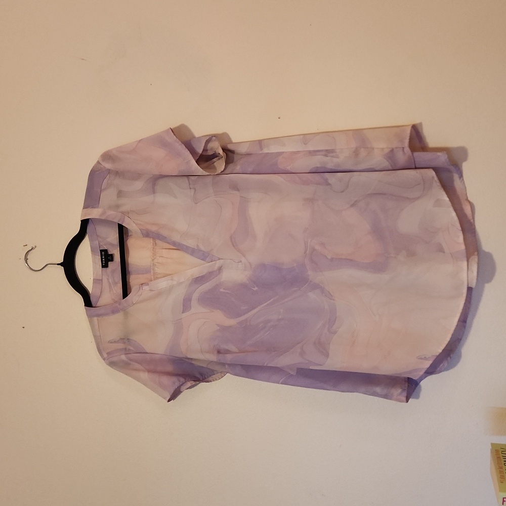 Torrid short sleeve blouse
